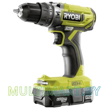 Дрель-шуруповерт Ryobi R18PD2-113S (5133003825) (с 1-м АКБ)